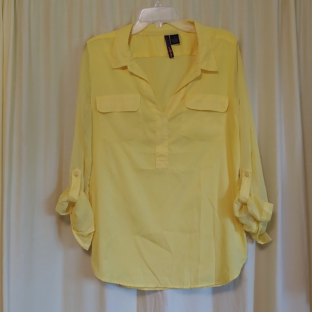 Yellow blouse